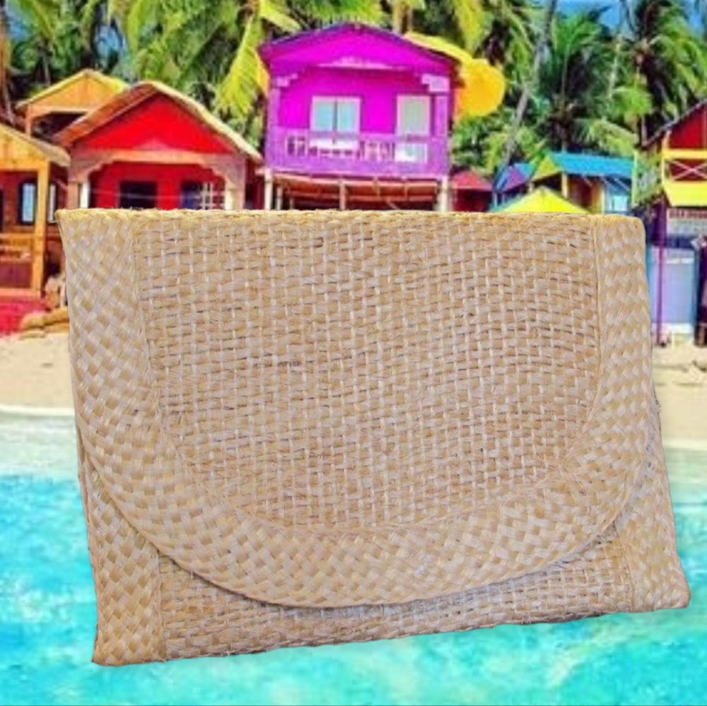 Vintage Hawaiian Envelope Clutch